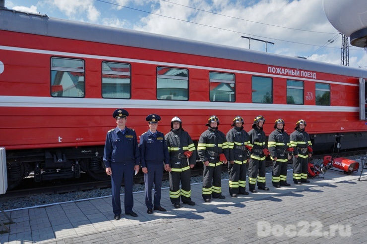 Doc22.ru Команда пожарного поезда на станции «Алтайская»