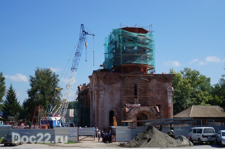 Doc22.ru Реконструкцию Знаменской церкви в Курье планируют завершить в 2018 году. 